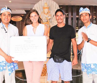 watermark hotel with guests