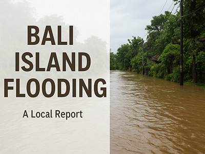 flood in bali
